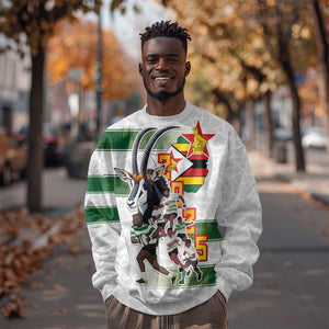 Custom Zimbabwe Rugby The Champions 2025 Sweatshirt Sables-Warriors of Africa - African Pride