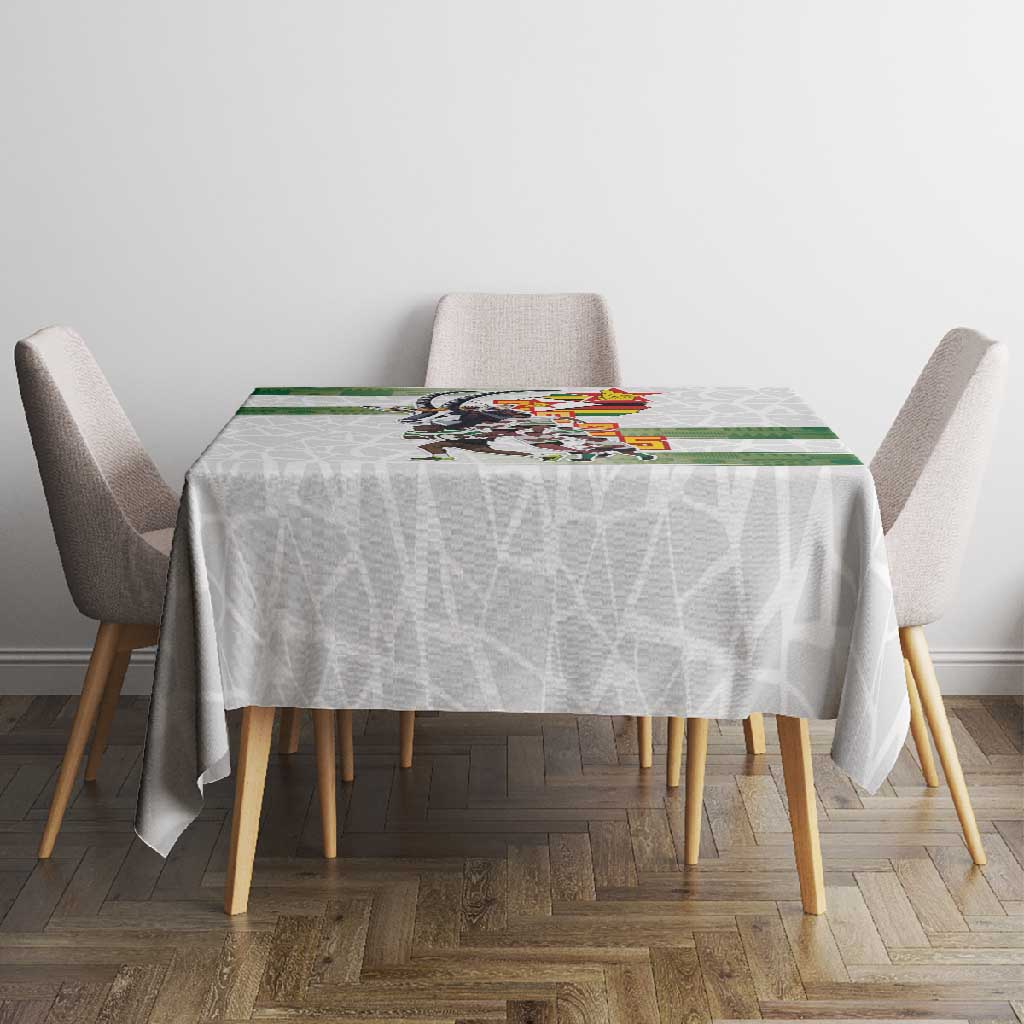 Zimbabwe Rugby The Champions 2025 Tablecloth Sables-Warriors of Africa - African Pride