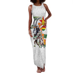 Custom Zimbabwe Rugby The Champions 2025 Tank Maxi Dress Sables-Warriors of Africa - African Pride