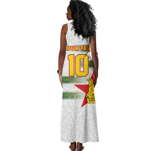 Custom Zimbabwe Rugby The Champions 2025 Tank Maxi Dress Sables-Warriors of Africa - African Pride