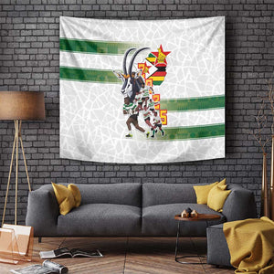Zimbabwe Rugby The Champions 2025 Tapestry Sables-Warriors of Africa - African Pride