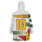 Custom Zimbabwe Rugby The Champions 2025 Wearable Blanket Hoodie Sables-Warriors of Africa - African Pride