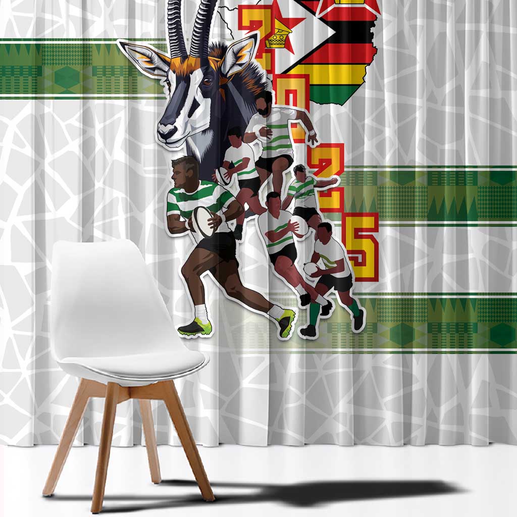 Zimbabwe Rugby The Champions 2025 Window Curtain Sables-Warriors of Africa - African Pride