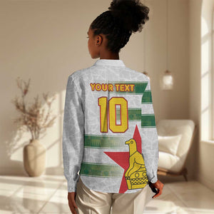 Custom Zimbabwe Rugby The Champions 2025 Women Casual Shirt Sables-Warriors of Africa - African Pride