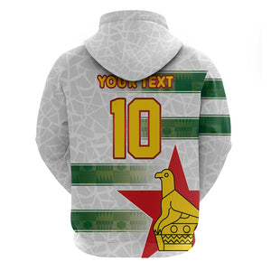 Custom Zimbabwe Rugby The Champions 2025 Zip Hoodie Sables-Warriors of Africa - African Pride