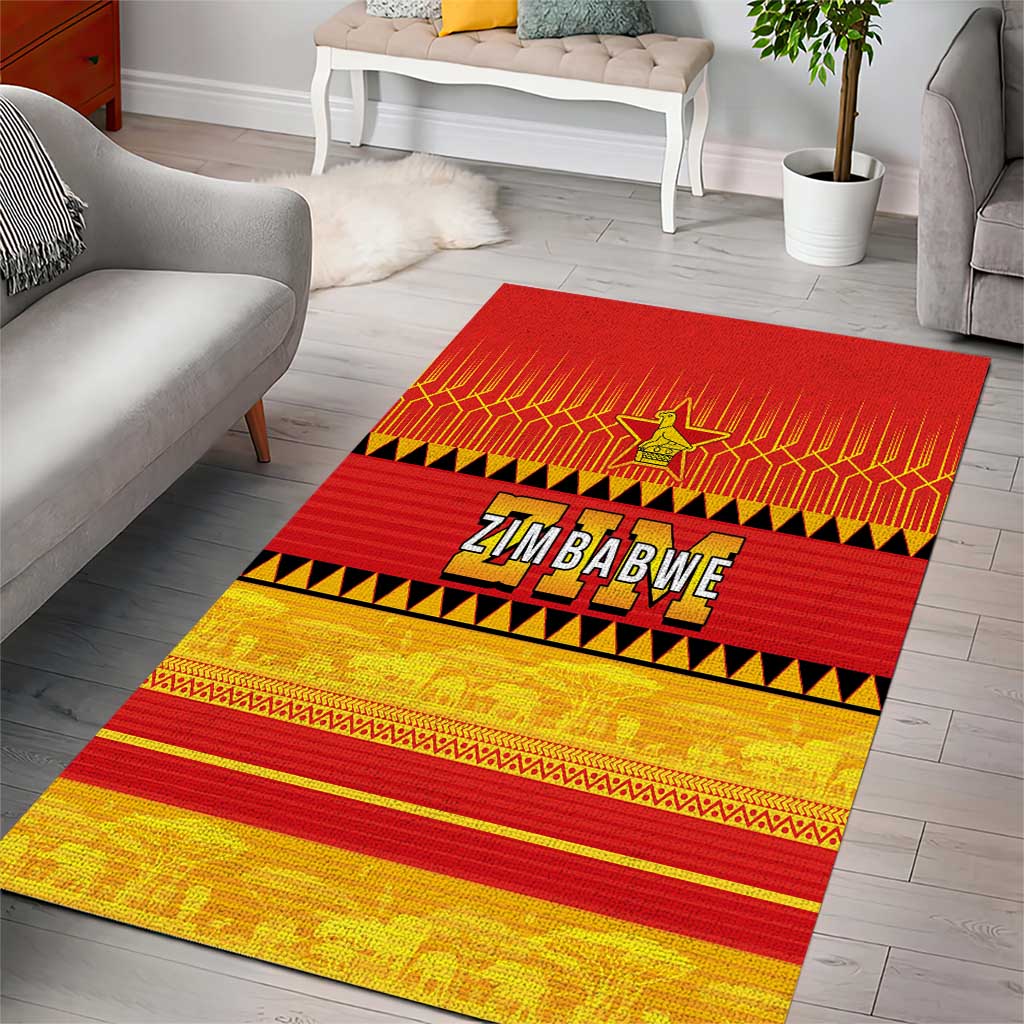 Zimbabwe Cricket Area Rug African Heritage Edition - African Pride