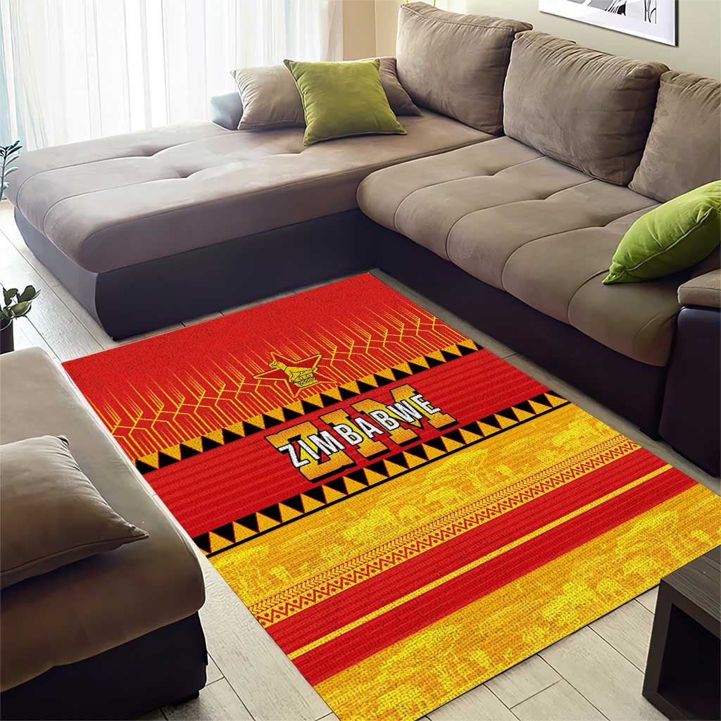 Zimbabwe Cricket Area Rug African Heritage Edition - African Pride