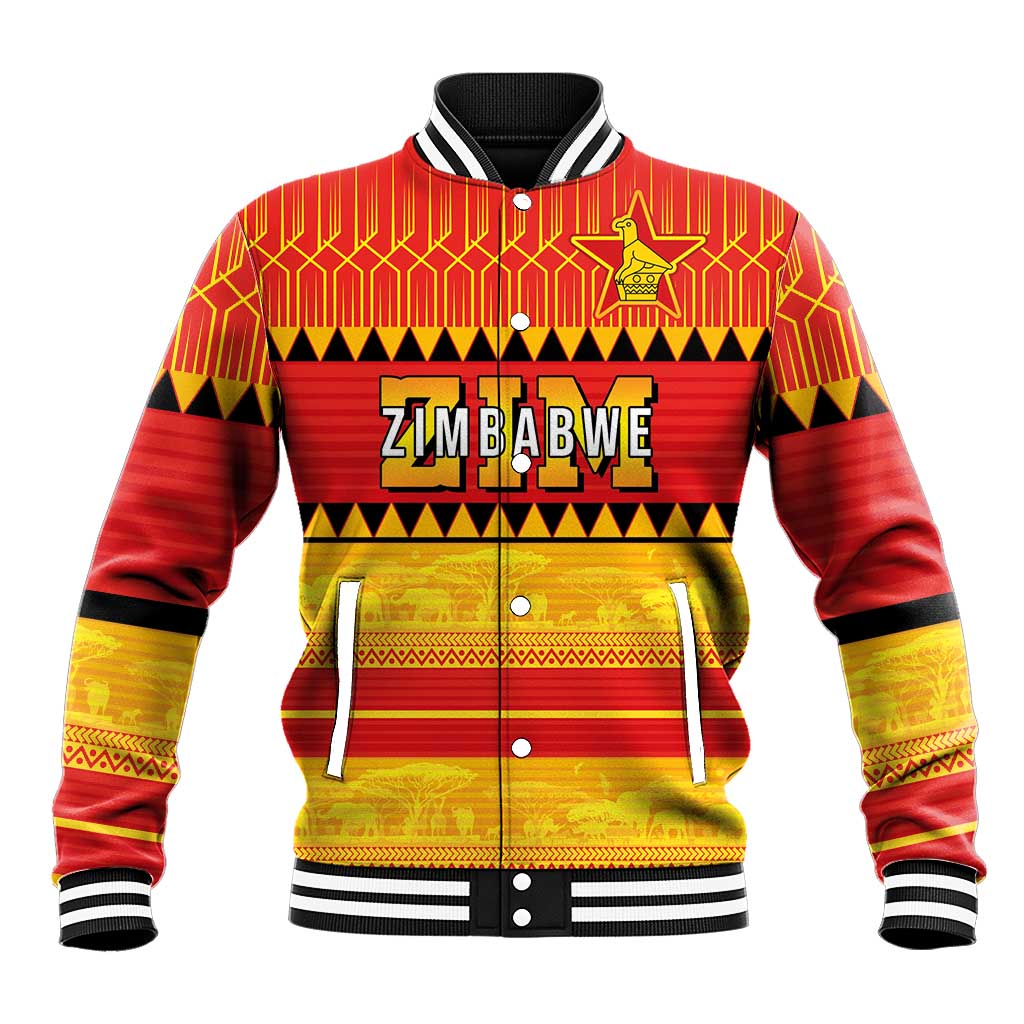 Custom Zimbabwe Cricket Baseball Jacket African Heritage Edition - African Pride