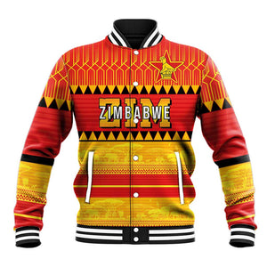 Custom Zimbabwe Cricket Baseball Jacket African Heritage Edition - African Pride