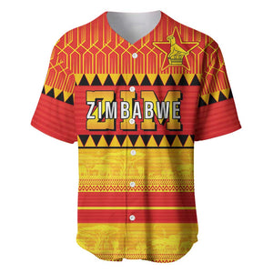 Custom Zimbabwe Cricket Baseball Jersey African Heritage Edition - African Pride