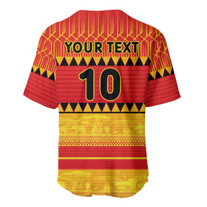 Custom Zimbabwe Cricket Baseball Jersey African Heritage Edition - African Pride