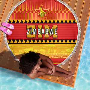 Zimbabwe Cricket Beach Blanket African Heritage Edition - African Pride