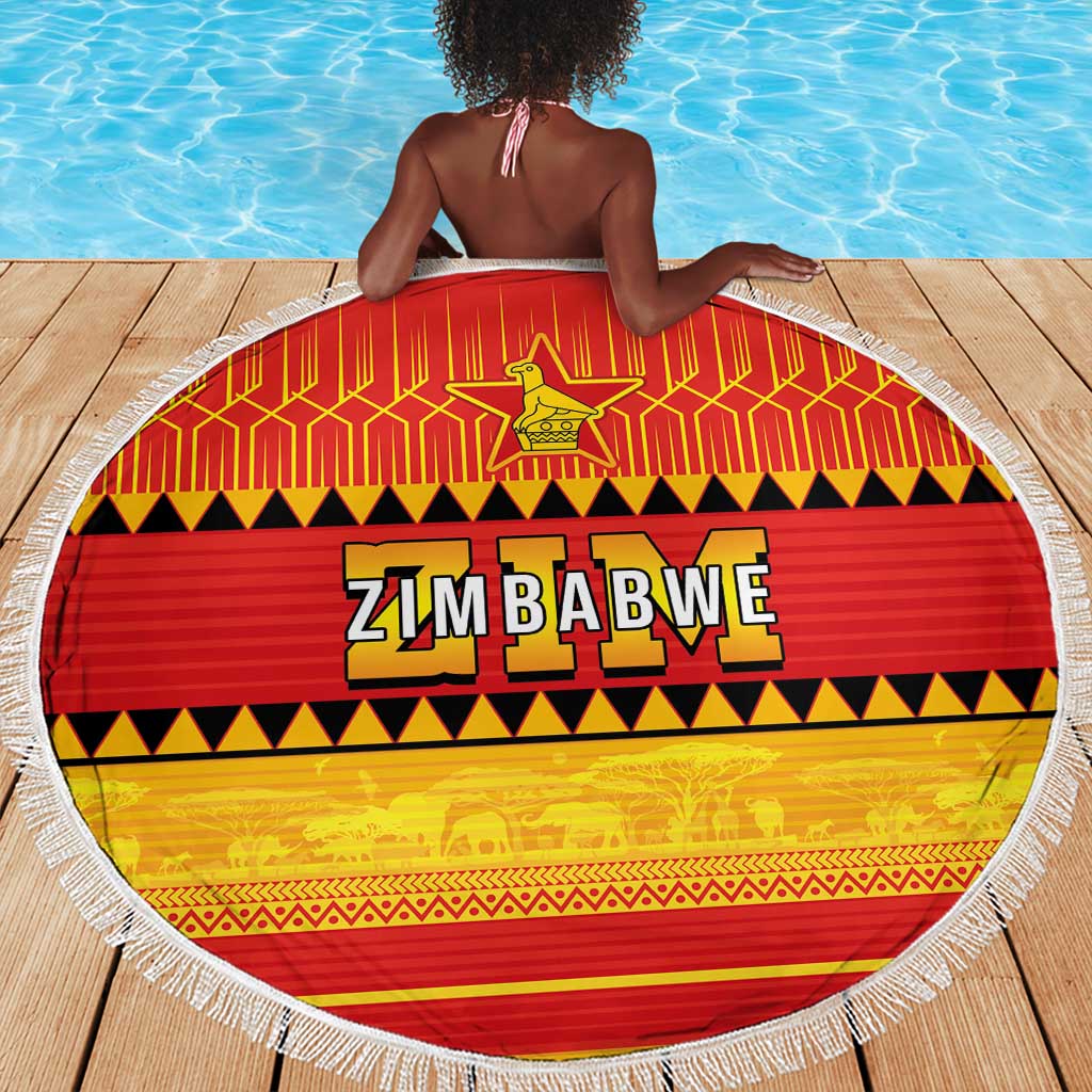 Zimbabwe Cricket Beach Blanket African Heritage Edition - African Pride