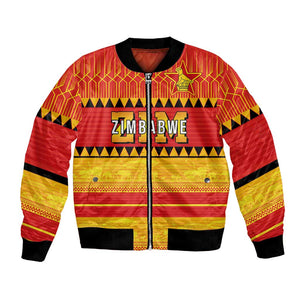 Custom Zimbabwe Cricket Bomber Jacket African Heritage Edition - African Pride