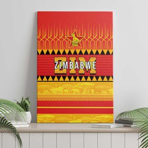 Zimbabwe Cricket Canvas Wall Art African Heritage Edition - African Pride
