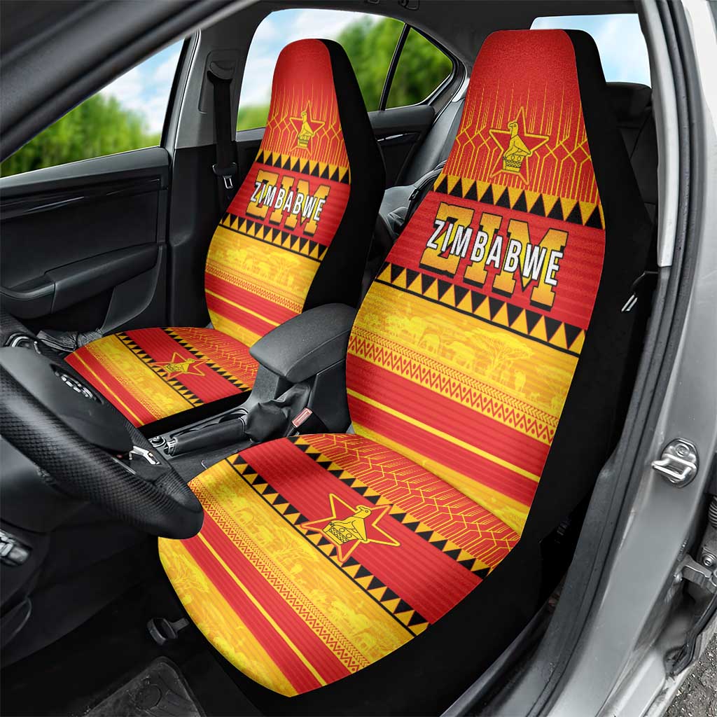 Zimbabwe Cricket Car Seat Cover African Heritage Edition - African Pride