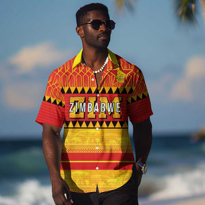 Custom Zimbabwe Cricket Hawaiian Shirt African Heritage Edition - African Pride