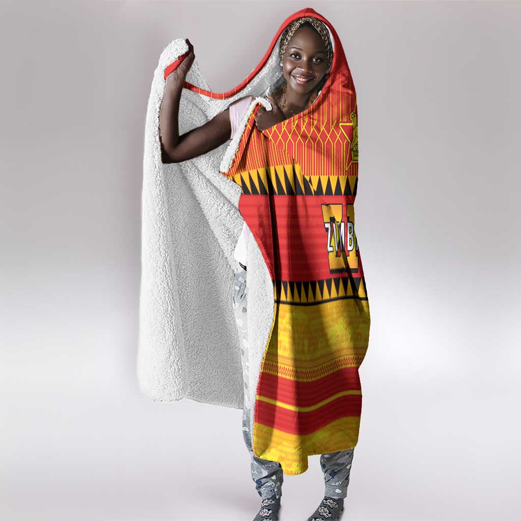 Zimbabwe Cricket Hooded Blanket African Heritage Edition - African Pride
