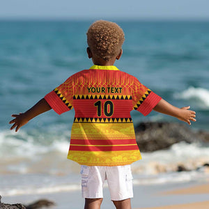 Custom Zimbabwe Cricket Kid Hawaiian Shirt African Heritage Edition - African Pride