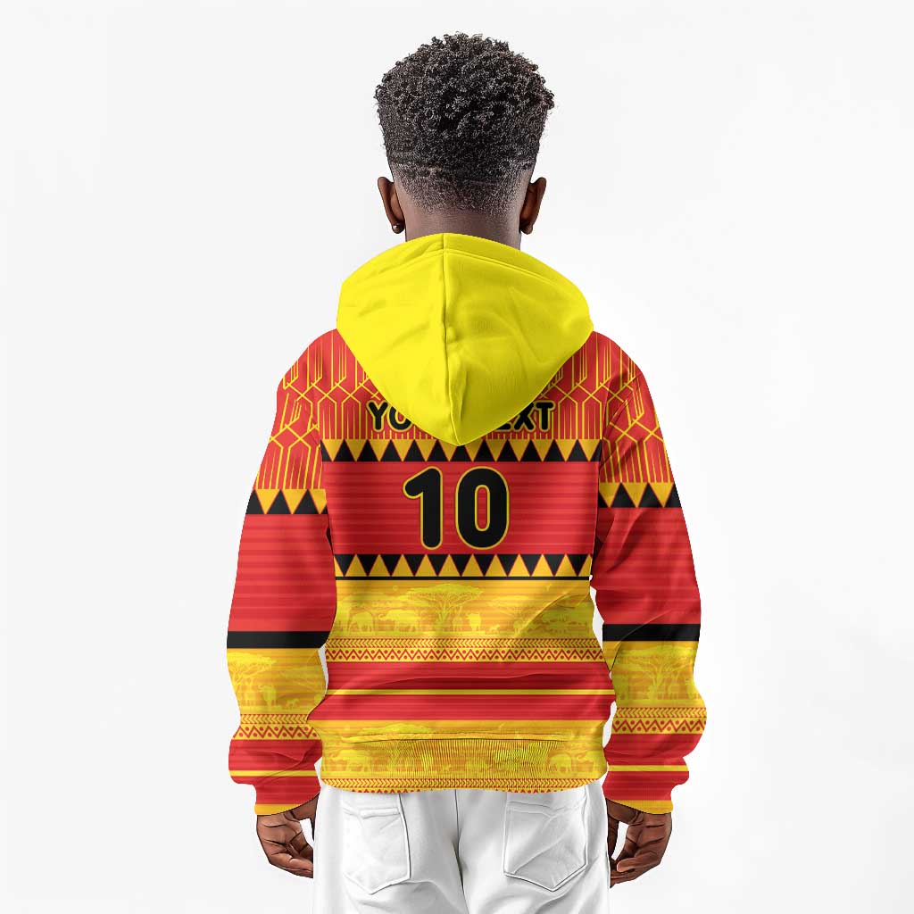 Custom Zimbabwe Cricket Kid Hoodie African Heritage Edition - African Pride
