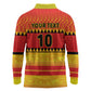 Custom Zimbabwe Cricket Long Sleeve Polo Shirt African Heritage Edition - African Pride