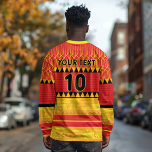 Custom Zimbabwe Cricket Long Sleeve Shirt African Heritage Edition - African Pride
