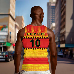Custom Zimbabwe Cricket Men Tank Top African Heritage Edition - African Pride