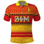 Custom Zimbabwe Cricket Polo Shirt African Heritage Edition - African Pride