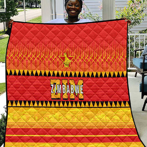Zimbabwe Cricket Quilt African Heritage Edition - African Pride