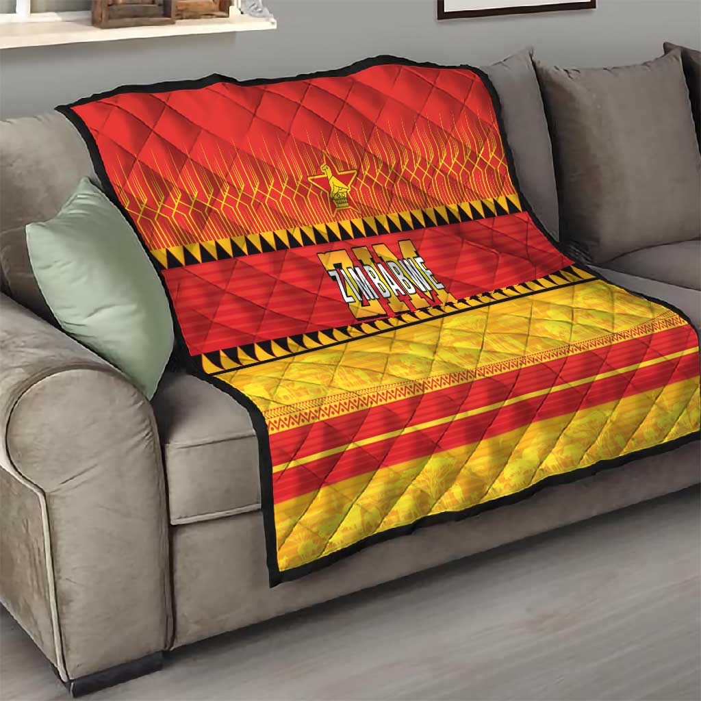 Zimbabwe Cricket Quilt African Heritage Edition - African Pride