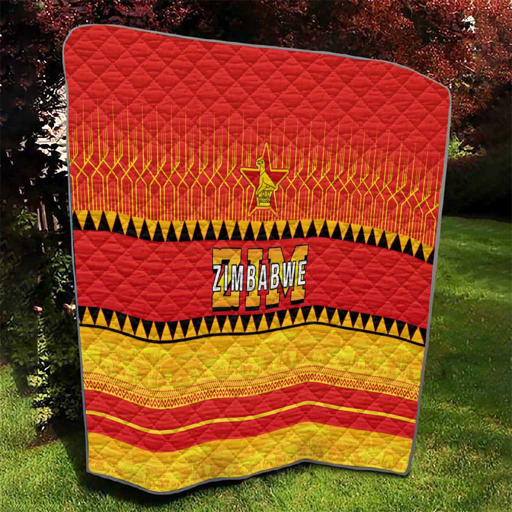 Zimbabwe Cricket Quilt African Heritage Edition - African Pride