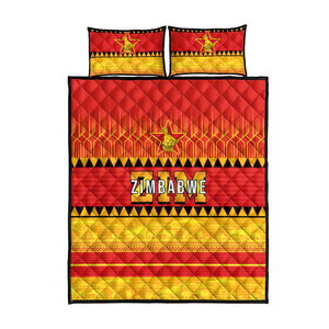 Zimbabwe Cricket Quilt Bed Set African Heritage Edition - African Pride
