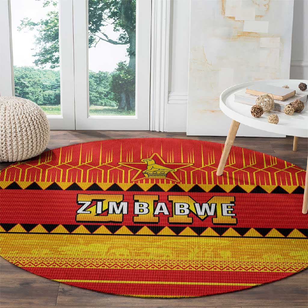 Zimbabwe Cricket Round Carpet African Heritage Edition - African Pride