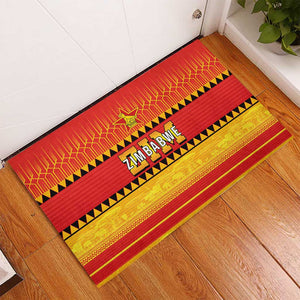 Zimbabwe Cricket Rubber Doormat African Heritage Edition - African Pride