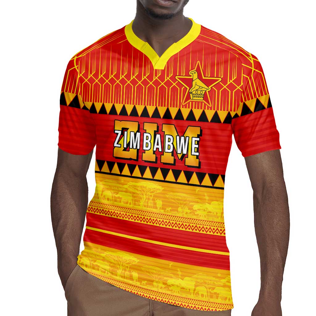 Custom Zimbabwe Cricket Rugby Jersey African Heritage Edition - African Pride
