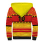 Custom Zimbabwe Cricket Sherpa Hoodie African Heritage Edition - African Pride