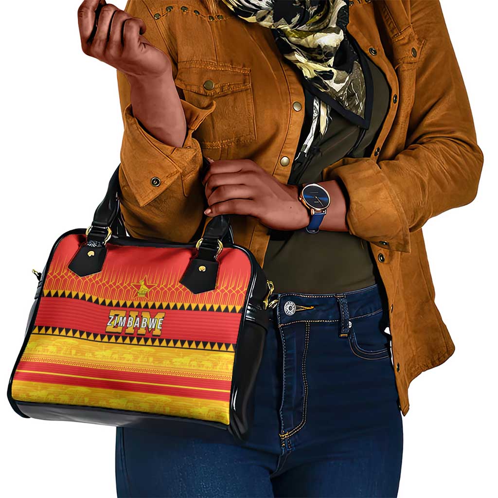 Zimbabwe Cricket Shoulder Handbag African Heritage Edition - African Pride