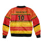 Custom Zimbabwe Cricket Sleeve Zip Bomber Jacket African Heritage Edition - African Pride
