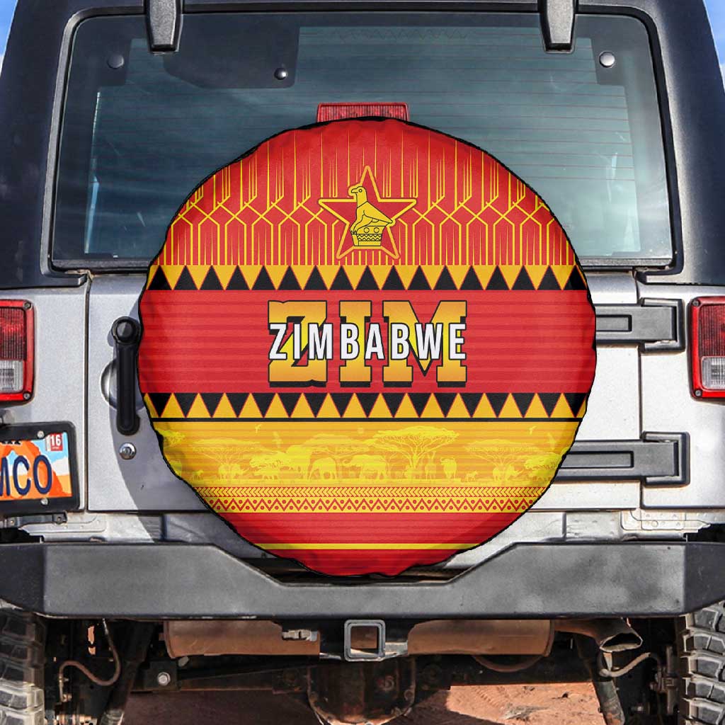 Zimbabwe Cricket Spare Tire Cover African Heritage Edition - African Pride