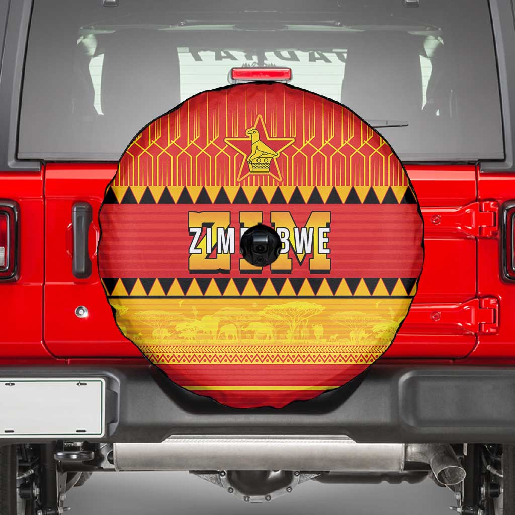 Zimbabwe Cricket Spare Tire Cover African Heritage Edition - African Pride