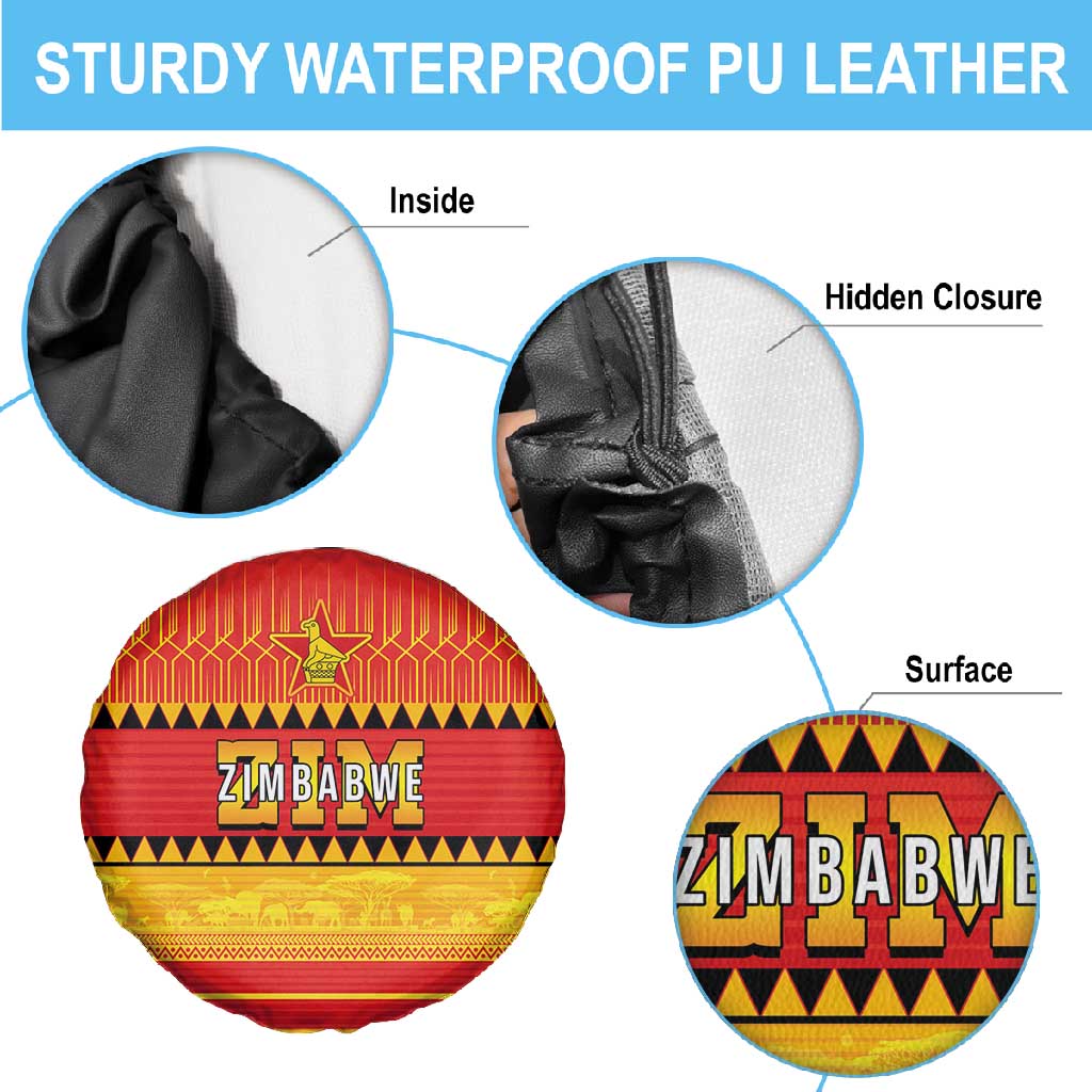 Zimbabwe Cricket Spare Tire Cover African Heritage Edition - African Pride