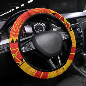 Zimbabwe Cricket Steering Wheel Cover African Heritage Edition - African Pride