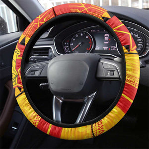 Zimbabwe Cricket Steering Wheel Cover African Heritage Edition - African Pride