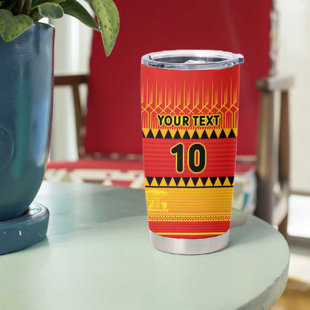 Custom Zimbabwe Cricket Tumbler Cup African Heritage Edition - African Pride