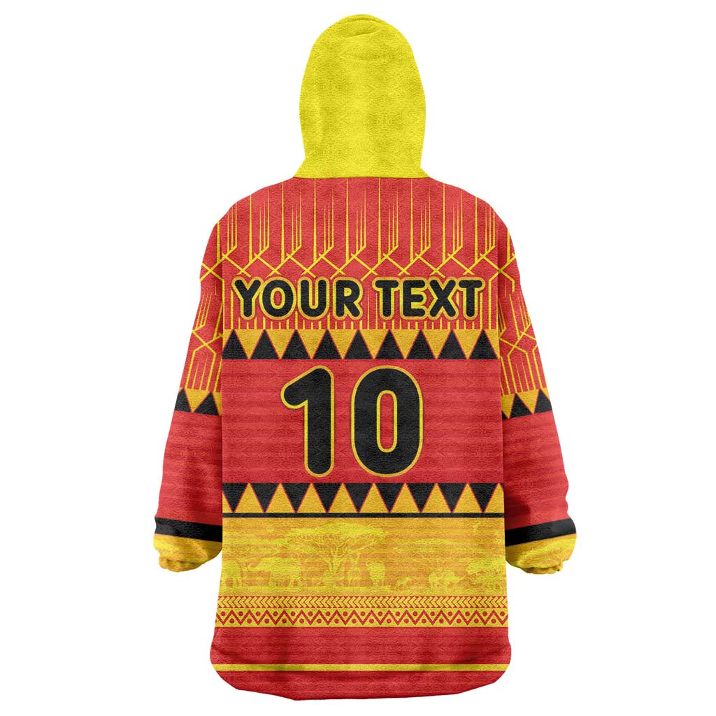 Custom Zimbabwe Cricket Wearable Blanket Hoodie African Heritage Edition - African Pride