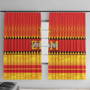 Zimbabwe Cricket Window Curtain African Heritage Edition - African Pride
