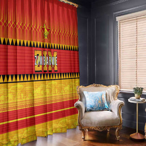 Zimbabwe Cricket Window Curtain African Heritage Edition - African Pride