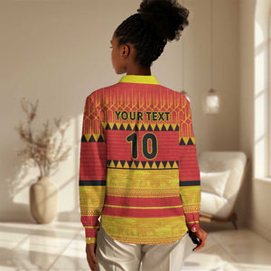 Custom Zimbabwe Cricket Women Casual Shirt African Heritage Edition - African Pride