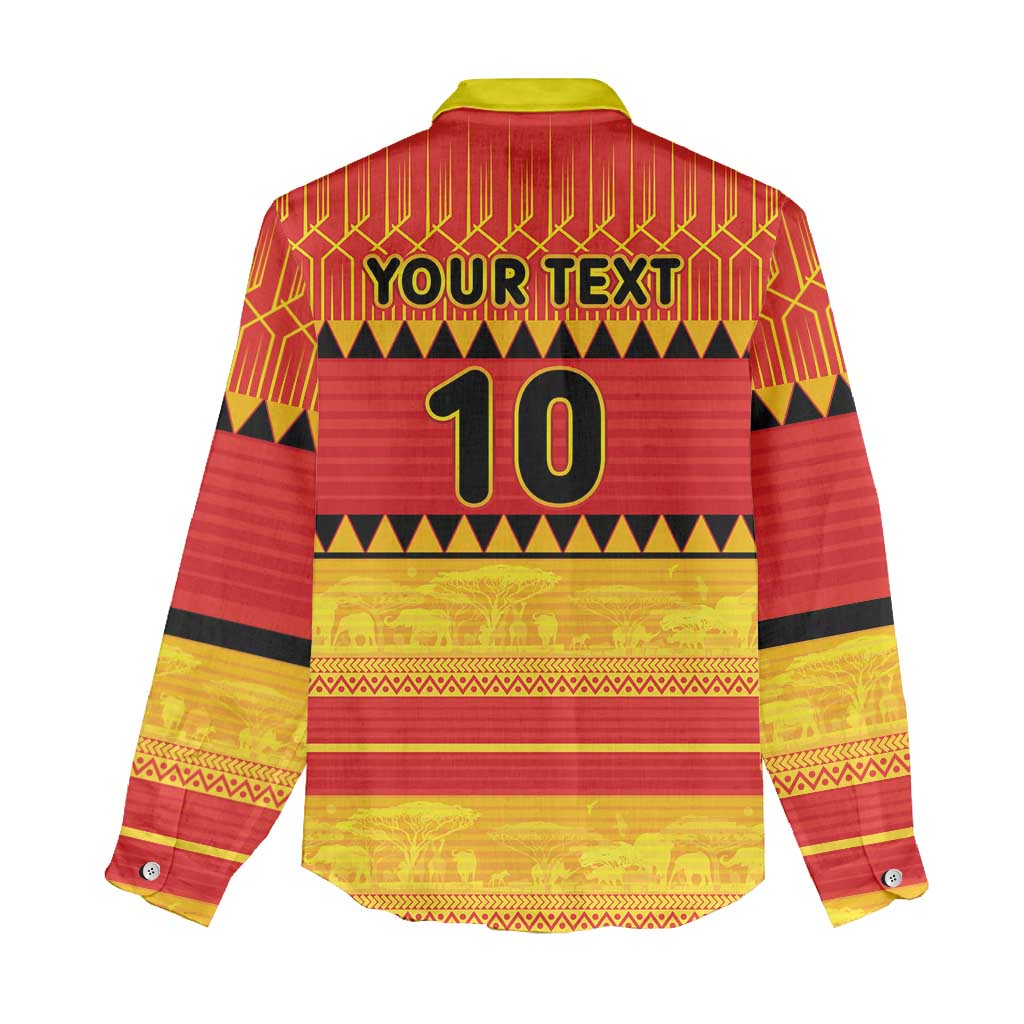 Custom Zimbabwe Cricket Women Casual Shirt African Heritage Edition - African Pride