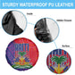 Haiti National Emblem Spare Tire Cover Dashiki and Polynesian Pattern